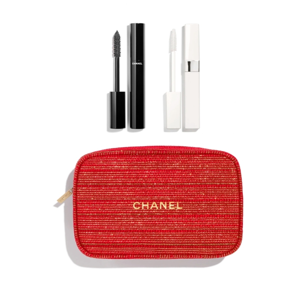 Chanel holiday pouch kit Mascara set